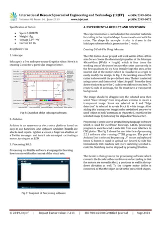 IRJET - An Embedded Approach for Design and Development of the Mini CNC ...