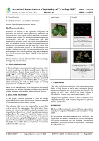 IRJET- Detection of Plant Leaf Diseases using Image Processing and Soft ...