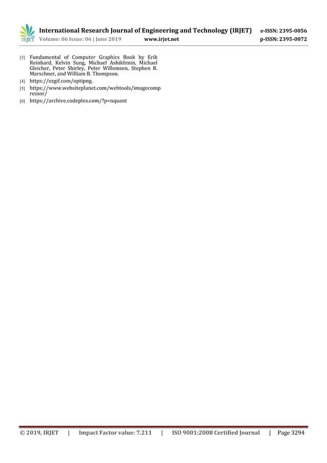 Irjet compress image without losing image quality using nquant library