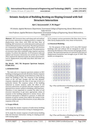 IRJET- Seismic Analysis of Building Resting on Sloping Ground with Soil ...