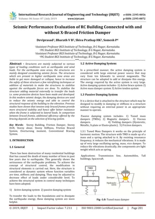 IRJET- Seismic Performance Evaluation of RC Building Connected with and ...