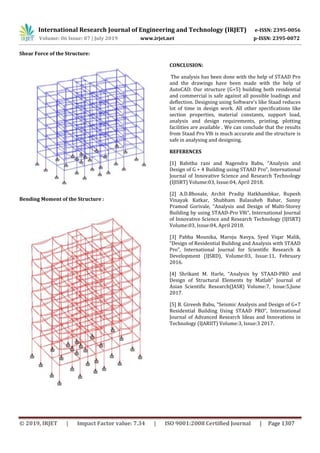 IRJET- Design and Structural Analysis of Multi Storey Building (Both ...