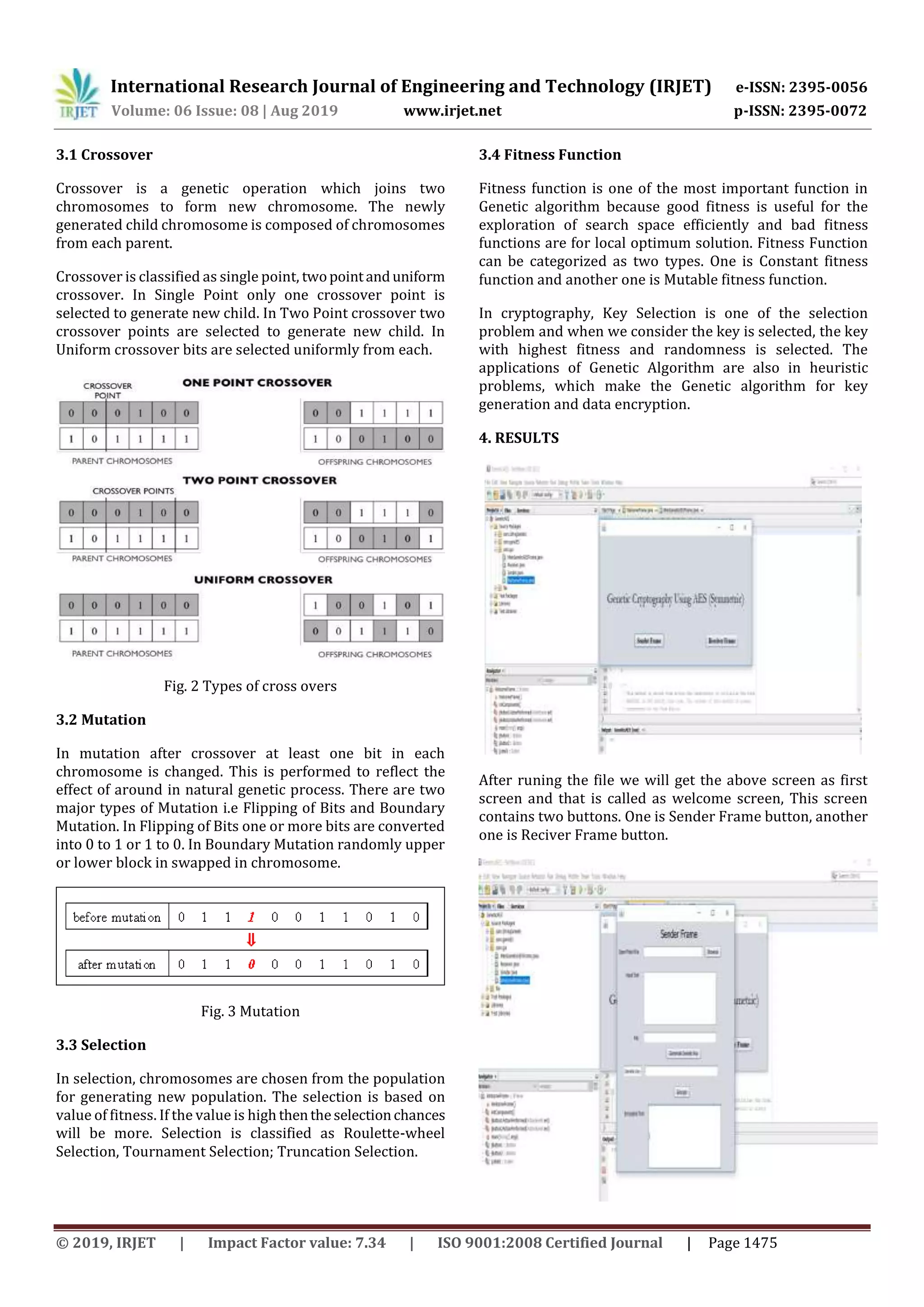 IRJET- Enhanced Security using Genetic Algorithm in Cryptography | PDF