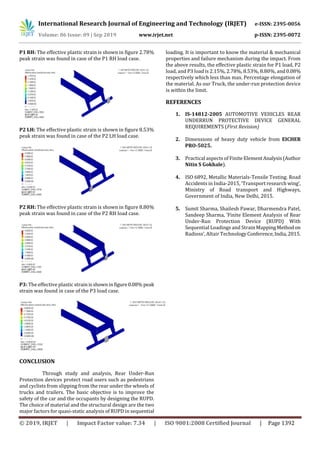 IRJET- Non Linear Quasi-Static Analysis of Rear Under-Run Protection ...