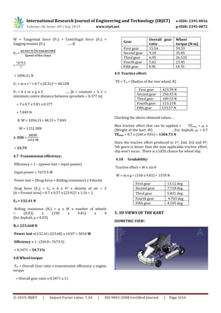 IRJET- Design of a Compact Go Kart Vehicle | PDF