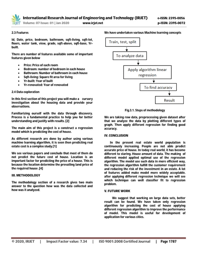 Irjet House Cost Prediction Using Data Science And Machine Learning Pdf