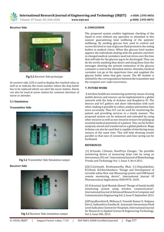 IRJET - Intravenous Fluid Level Indicator with Movable Sensor Unit ...