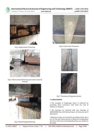 IRJET - Repair and Rehabilitation of Reinforced Concrete Bridge | PDF