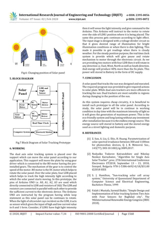 IRJET - Two Axis with Four Sensors Solar Tracking System | PDF