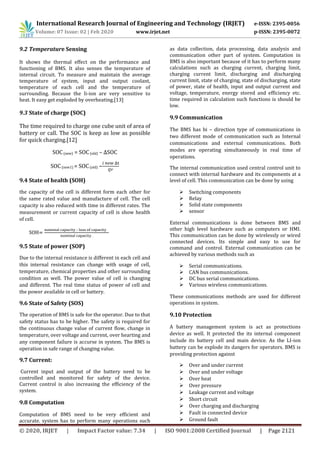 IRJET - Battery Management System | PDF