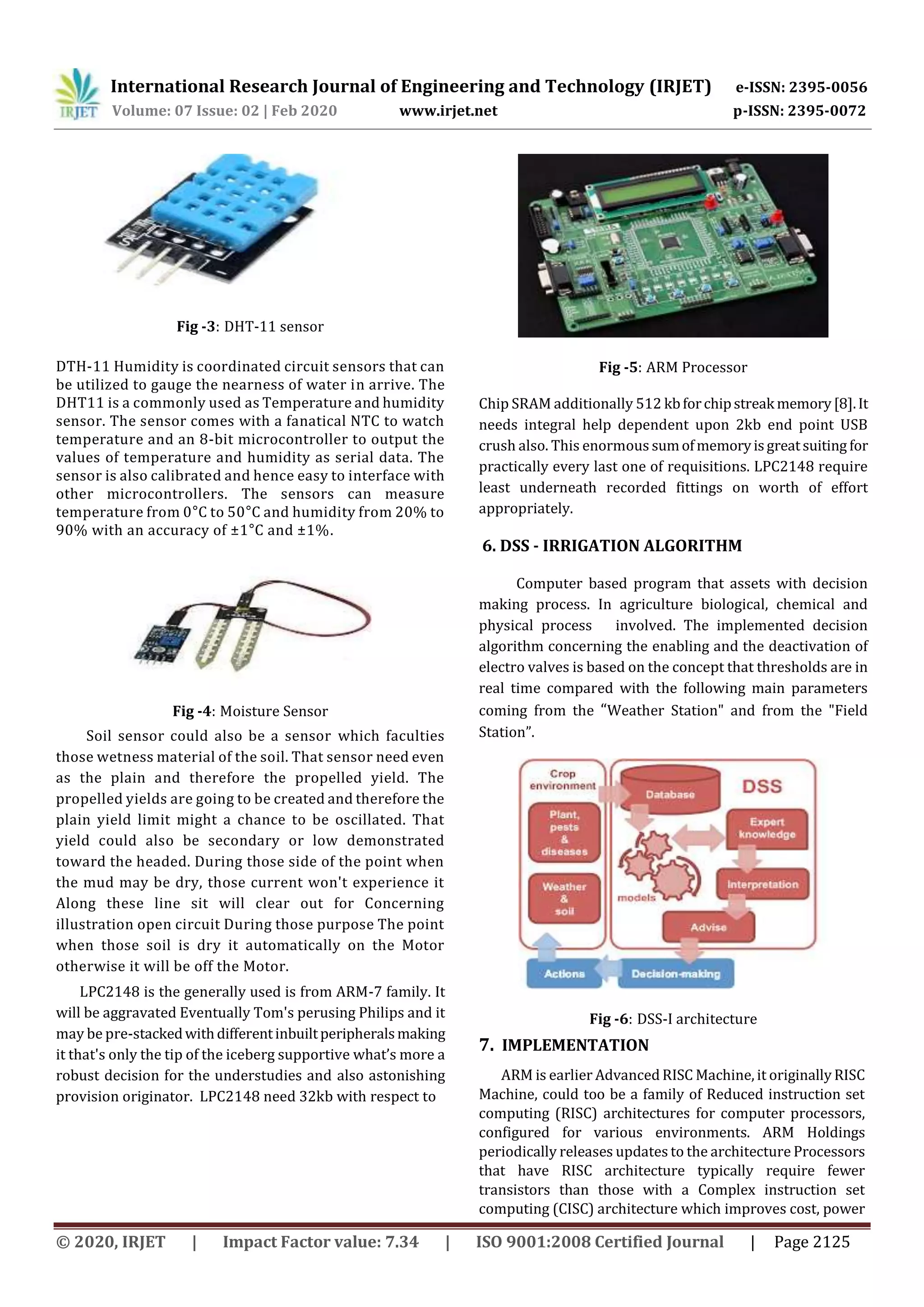 IRJET - IoT based Mobile App for E-Farming using Decision Support ...