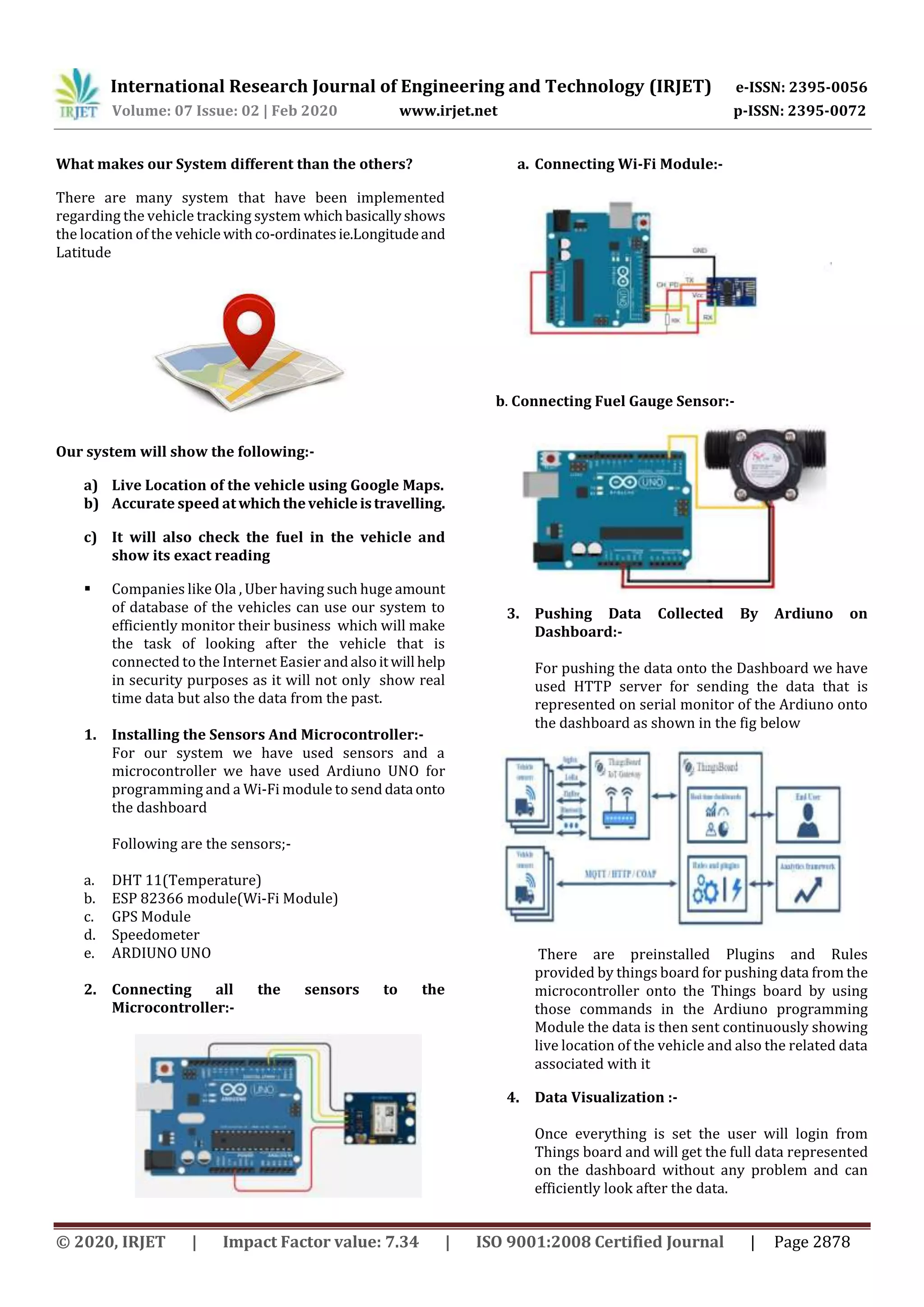 IRJET - IoT based Vehicle Tracking System | PDF
