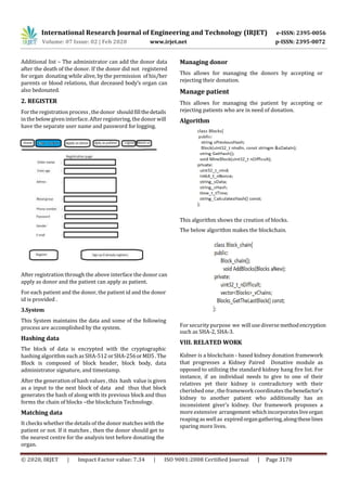 IRJET - Secure Organ Donation using Blockchain Technology | PDF