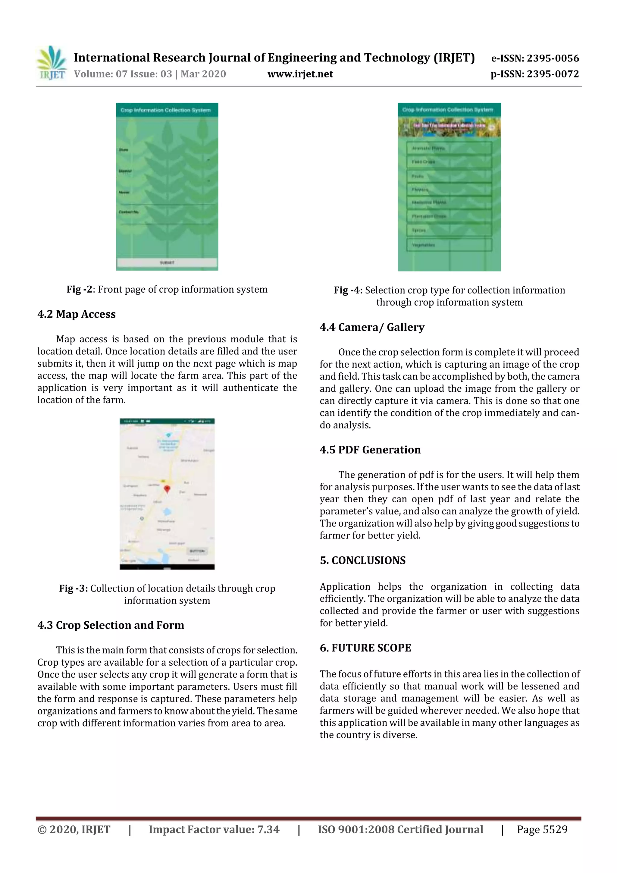 IRJET - Prototype Android based Real Time Crop Information Collection System