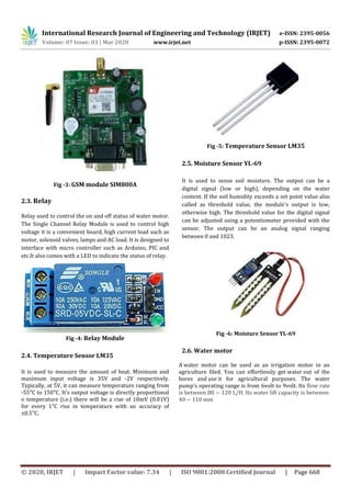 IRJET- Automatic Irrigation System using Arduino UNO | PDF