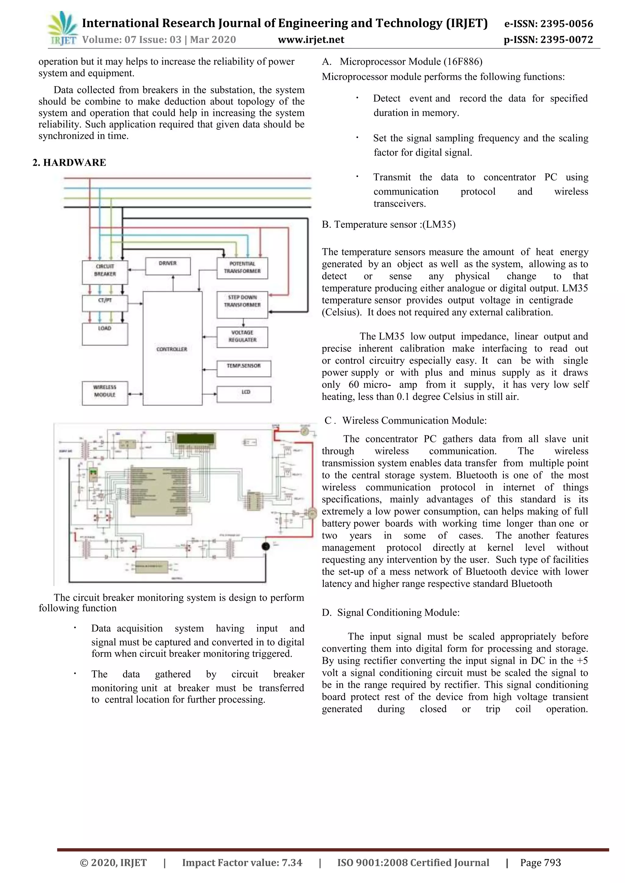 IRJET - Automated Monitoring Test Rig for Circuit Breaker Operation | PDF