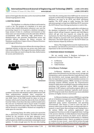 IRJET - The 3-Level Database Architectural Design for OLAP and OLTP Ops ...