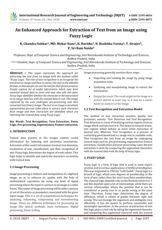 IRJET - An Enhanced Approach for Extraction of Text from an Image using ...