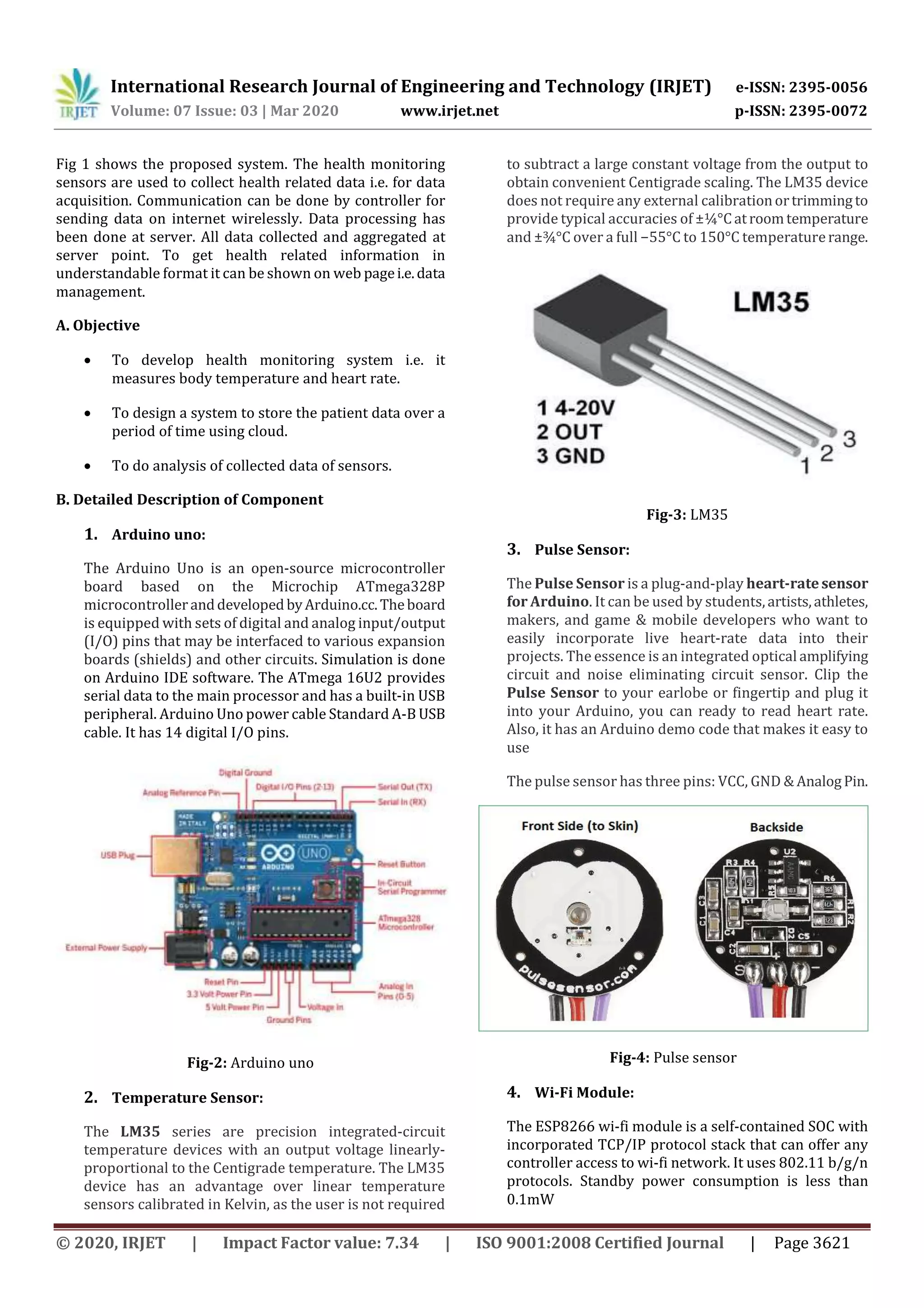 IRJET- IoT based Patient Health Monitoring using ESP8266 | PDF ...
