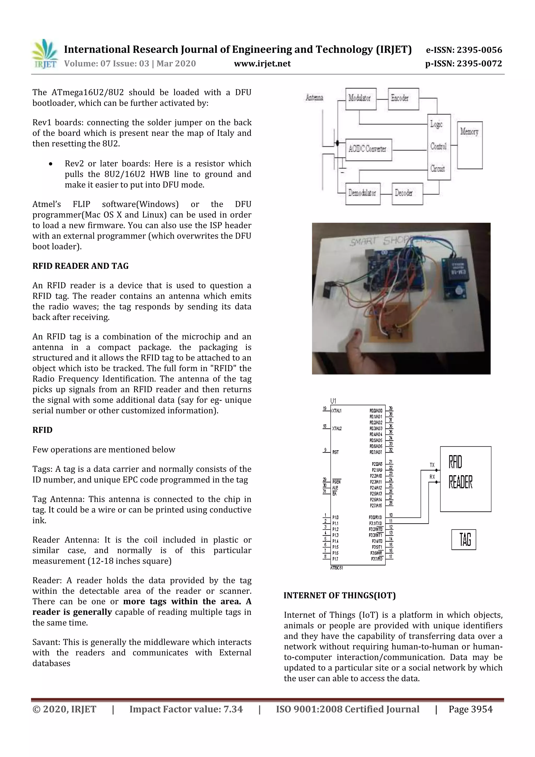IRJET - Intelligent shopping cart and economic analysis using IoT and Cloudserver