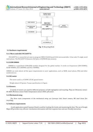 IRJET -  	  Municipal Waste Handling using IoT