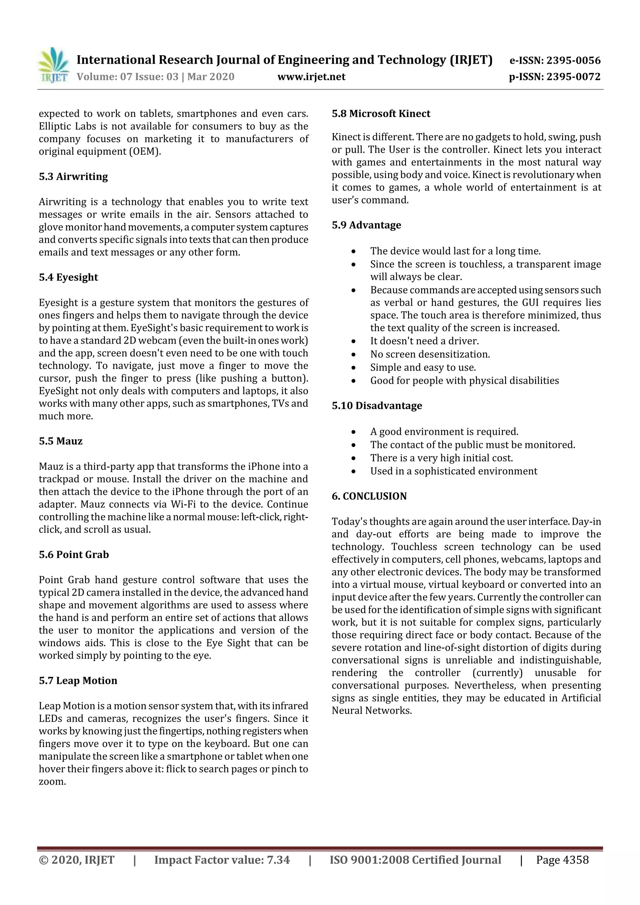 IRJET - Touchless Technology