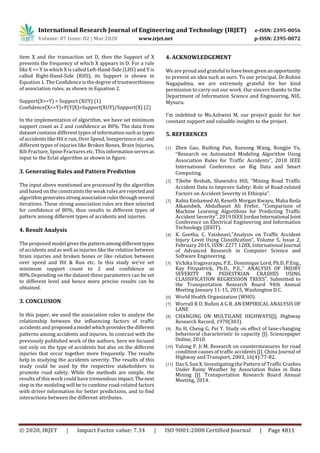 IRJET -  	  Predicting Accident Severity using Machine Learning