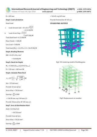 IRJET - To Study Analysis and Design of Multi-Storey Building using ...