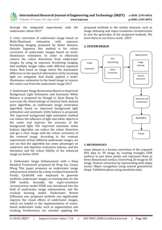 IRJET - Underwater Object Identification using Matlab and Machine | PDF