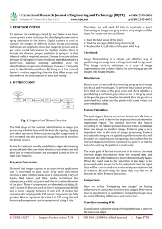 IRJET - Plant Leaf Disease Detection and Automated Medicine using IoT | PDF