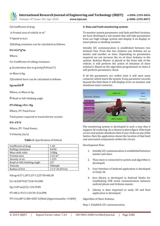 IRJET - Design of EV with Fault Detection and Monitoring in Low Voltage ...
