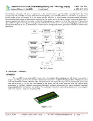 IRJET - A Design Thinking based Smart Parking System for Vehicle ...