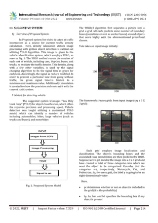 Control of Traffic Signals by AI based Image Processing | PDF