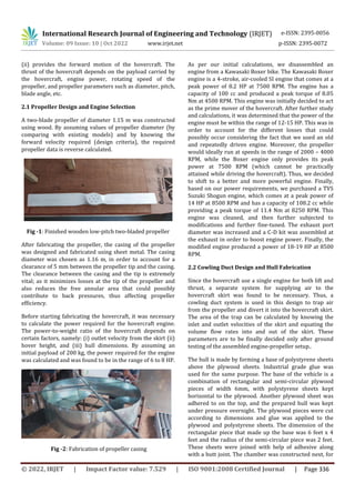 Design, Development, and Fabrication of a Mini-Hovercraft | PDF