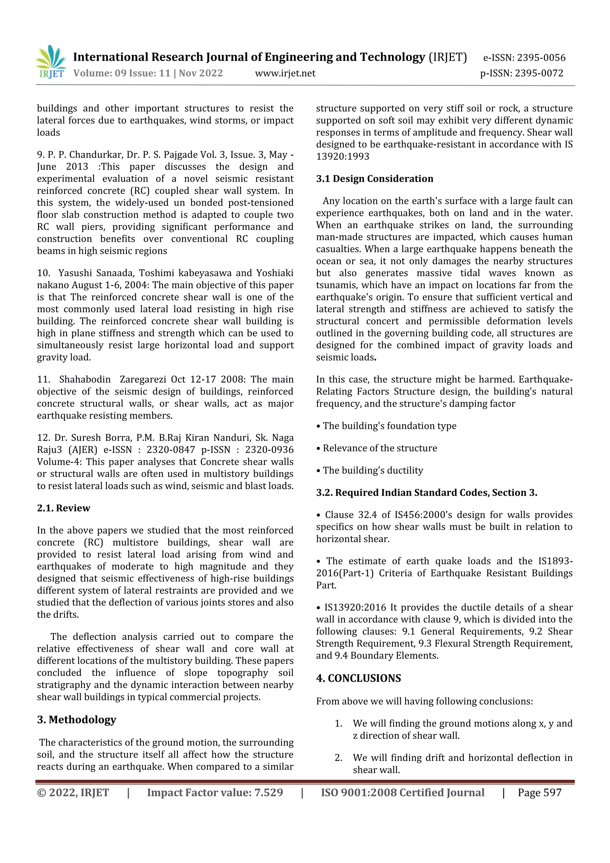 Analysis and Design of shear wall | PDF