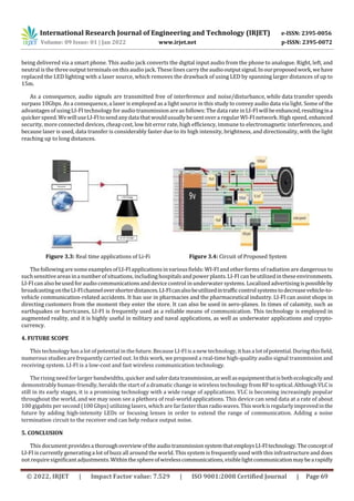 Audio Transmission with Li-Fi Technology | PDF