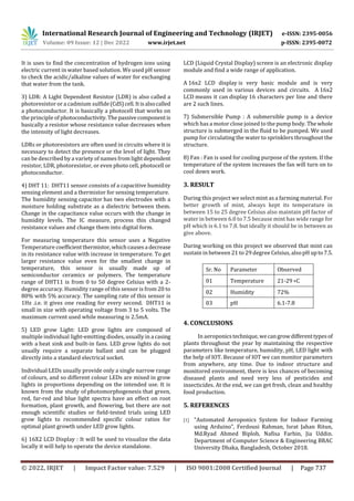 Internet of Things (IoT) Based Plant Monitoring System in an Aeroponics ...