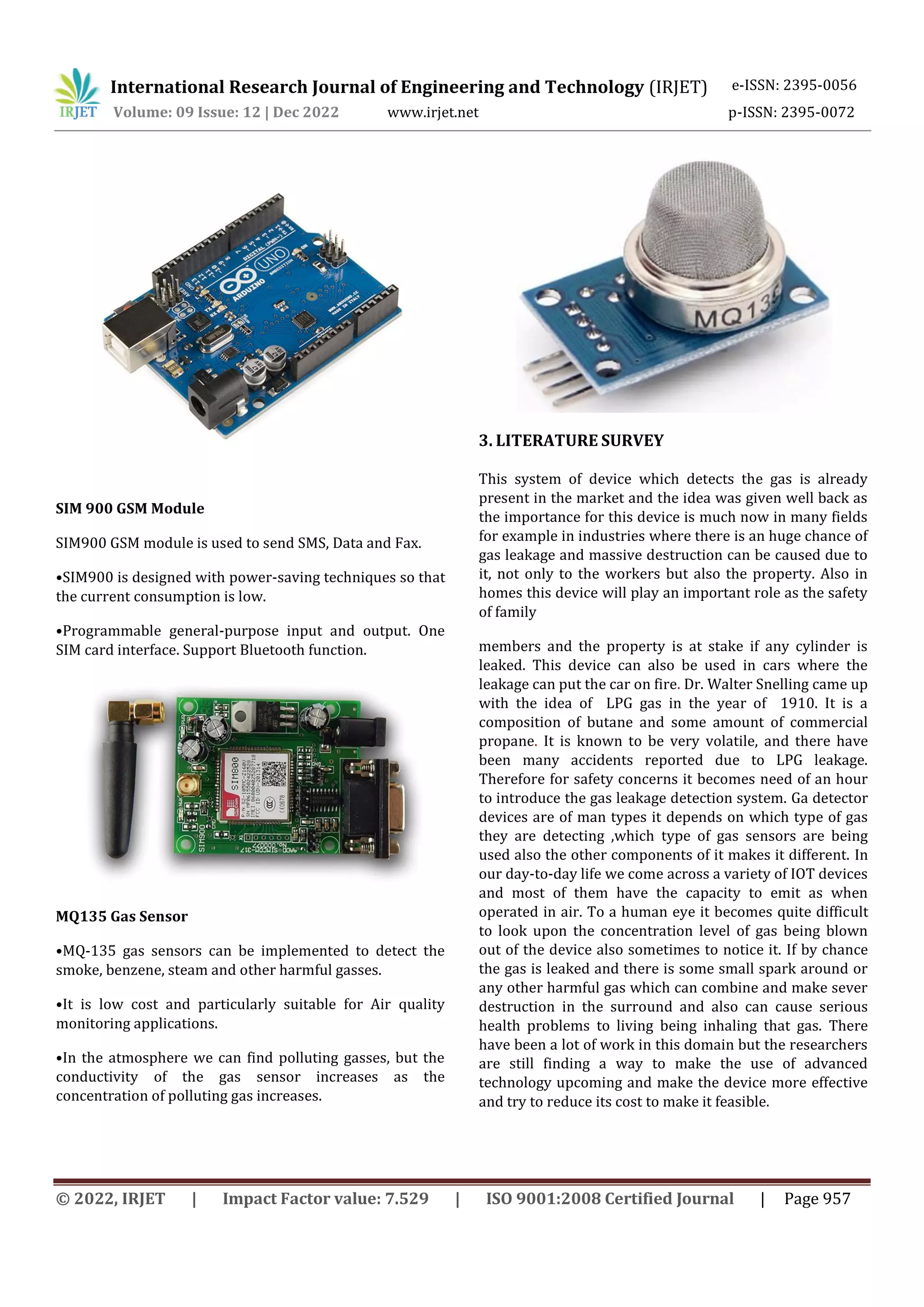 GAS LEAKAGE DETECTOR | PDF