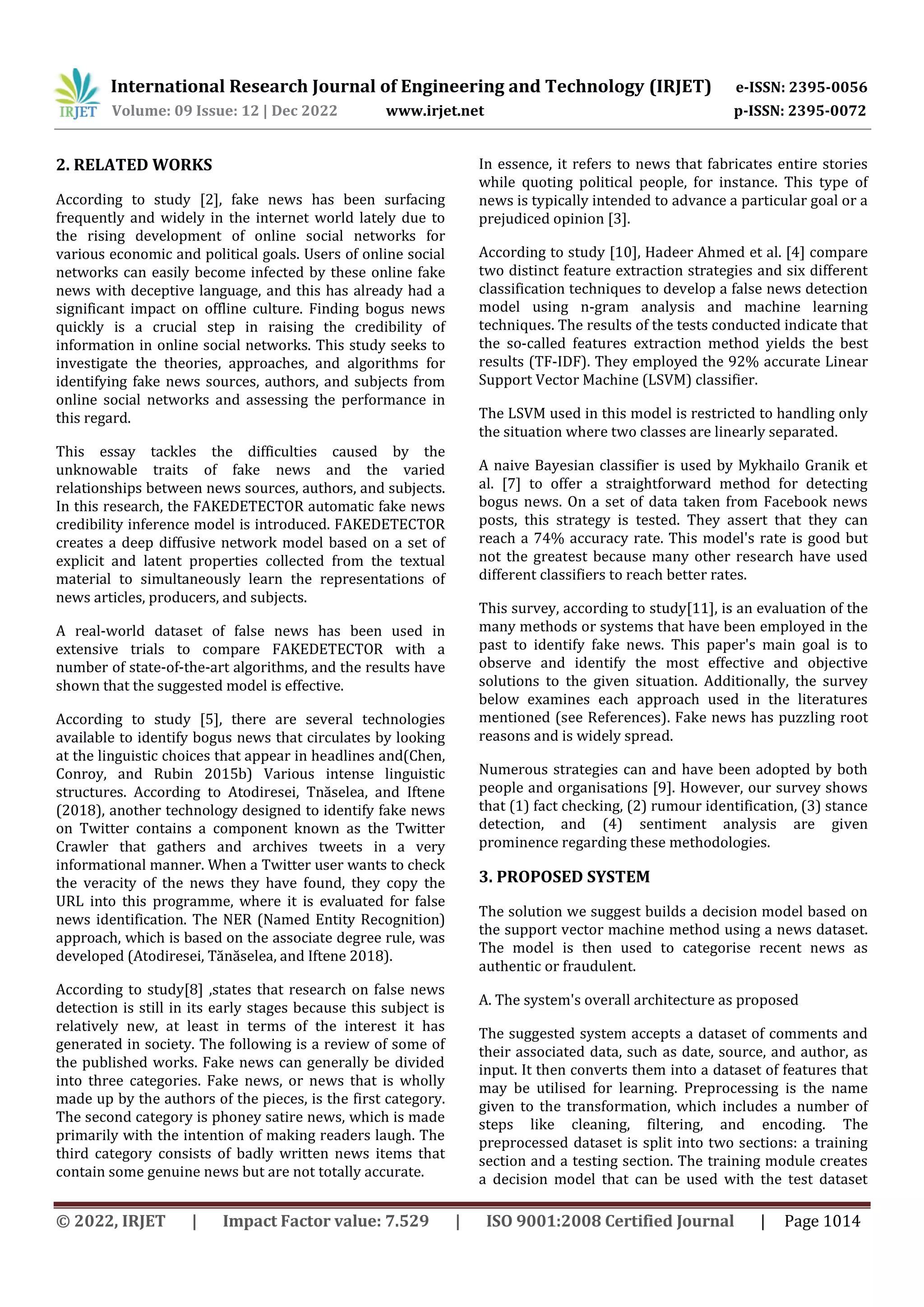 Fake News Detection Using Machine Learning | PDF