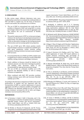 A review on Use of Reclaimed Asphalt Pavement (RAP) in Asphalt Mix with ...