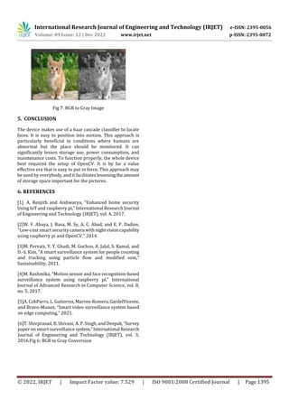 Advance Intelligent Video Surveillance System Using OpenCV | PDF