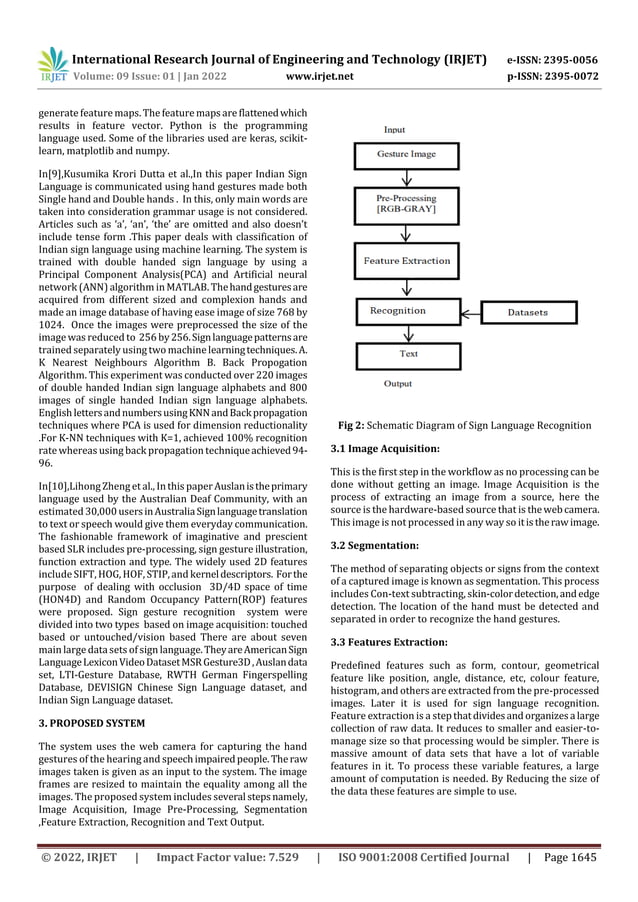 SIGN LANGUAGE RECOGNITION USING MACHINE LEARNING | PDF