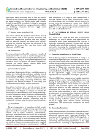 Advancements in Supply Chain Management Using IoT | PDF