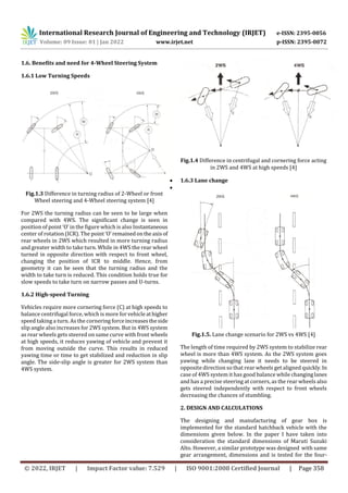 Design and Manufacturing of Gearbox for Four-Wheel Steering | PDF