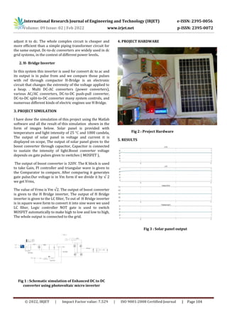 Enhanced DC to DC Converter using Photovoltaic Micro Inverter | PDF