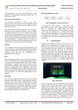 AN IDENTITY MANAGEMENT SYSTEM USING BLOCKCHAIN | PDF