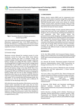Design & Simulation of Battery management system in Electrical Vehicles ...