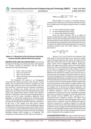 Drowsy Driving Detection System using IoT | PDF