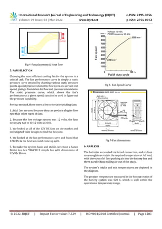 Design and Analysis of a Cooling System for High Voltage Battery Pack ...
