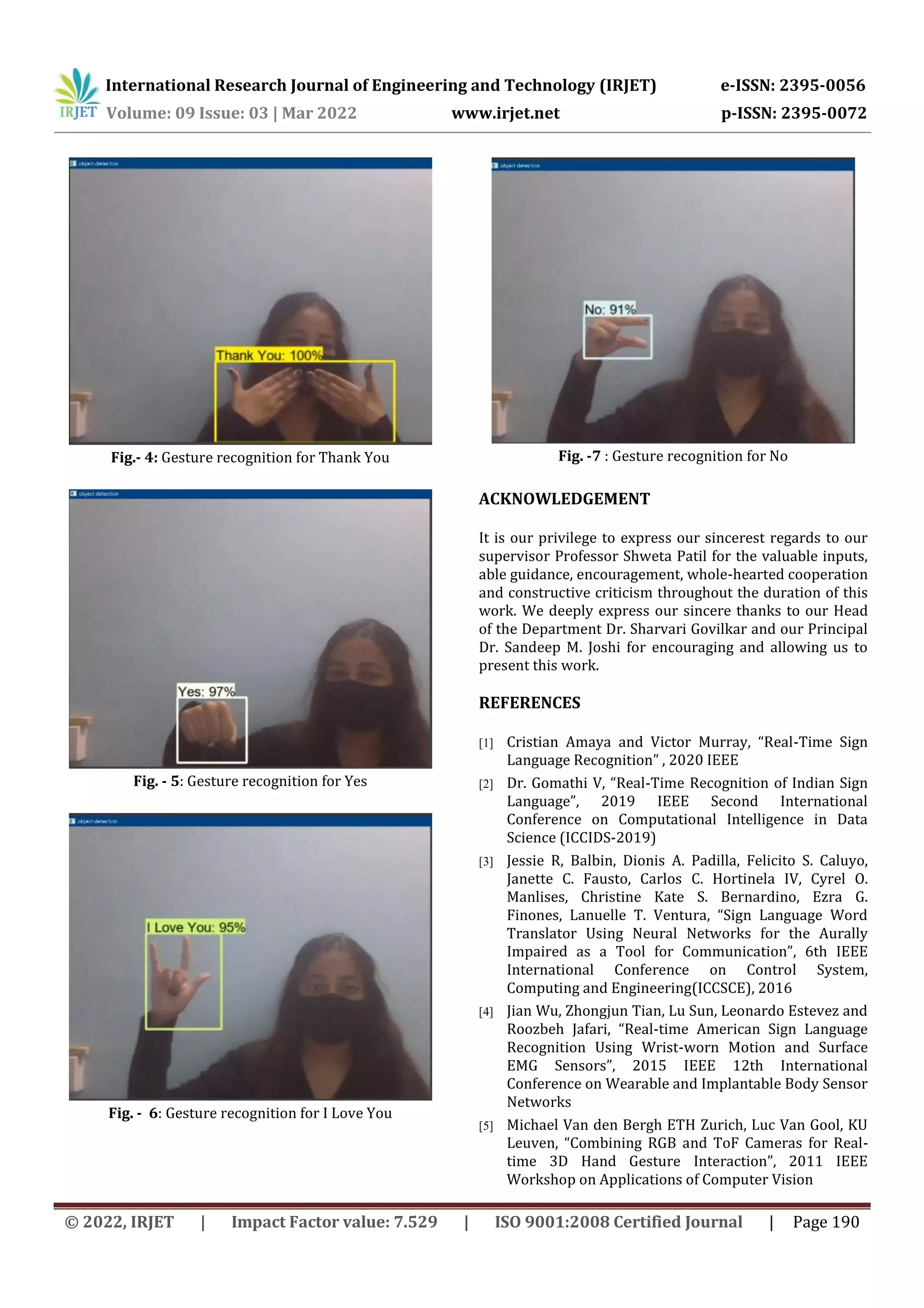 Real Time Sign Language Detection | PDF